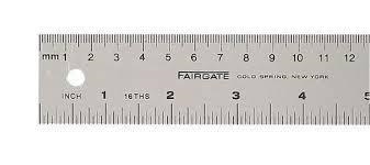 Obtain a metric ruler. Examine it carefully to determine its smallest interval. In-example-1