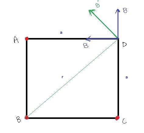 Three long parallel wires each carry 2.0-A currents in the same direction. The wires-example-1