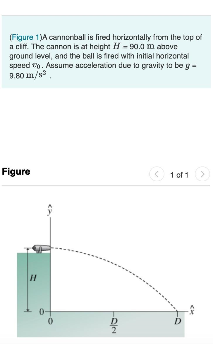 Please help asap!! Assume that the cannon is fired at time t=0 and that the cannonball-example-1