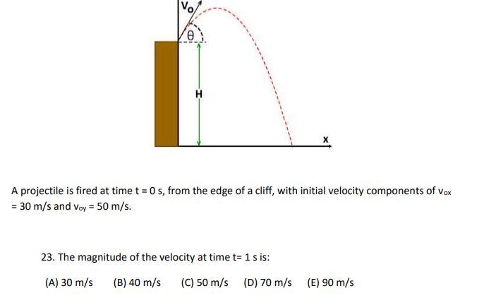 If a question asks about velocity in a projectile, is it referring to the vertical-example-1