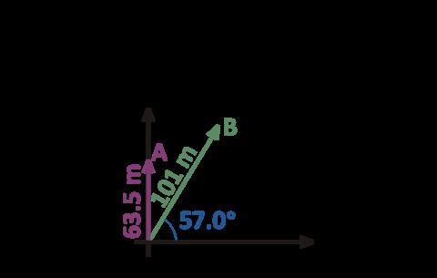 Find the magnitude and direction of 101m,63.5m,57.0-example-1