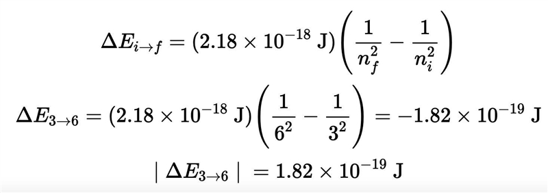 An electron in a hydrogen atom undergoes a transition from the n = 3 level to the-example-1