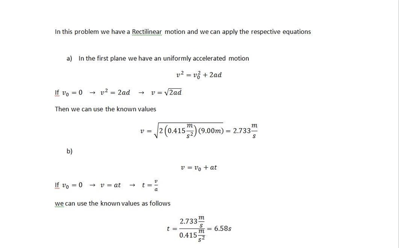 A volleyball starts from rest and accelerates with an acceleration of 0.415 m/s2 while-example-1