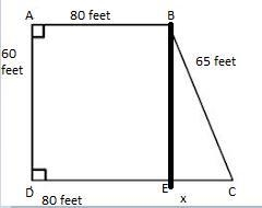 A plot of land has been surveyed for a new housing development with borders AB, BC-example-1