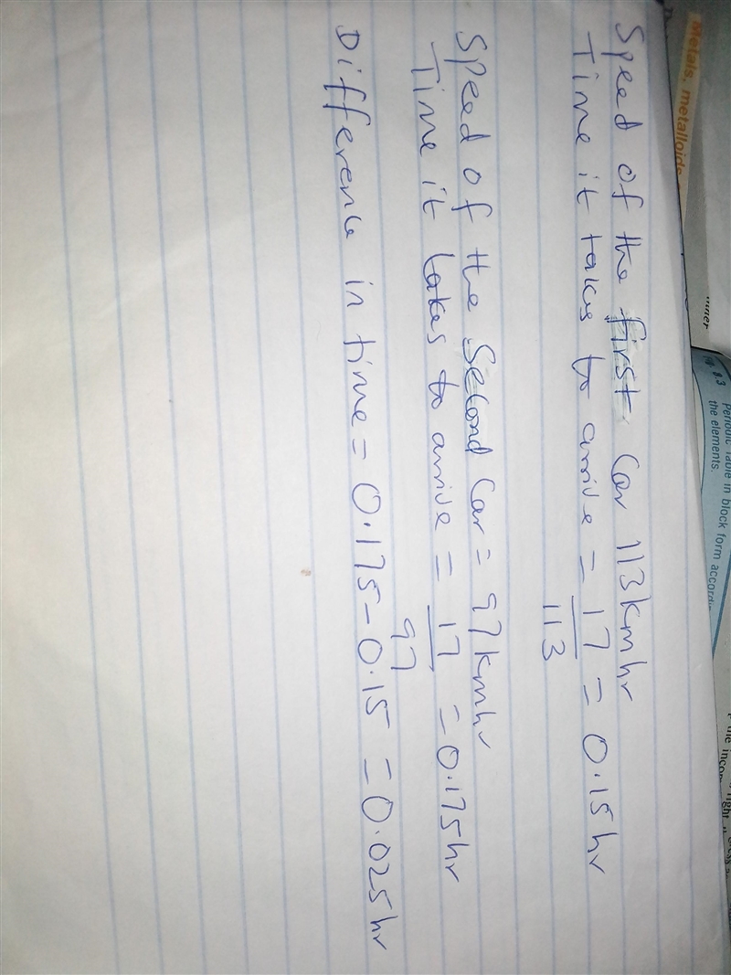 Two cars travel westward along a straight highway, one at a constant velocity of 97 km-example-1