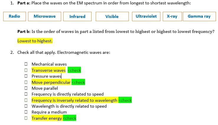 PLEASE HELP!! 9TH K12 GCA LIGHT TEST REVIEW SHEET FOR PHYSICS! 100 POINTS!! 1. The-example-1