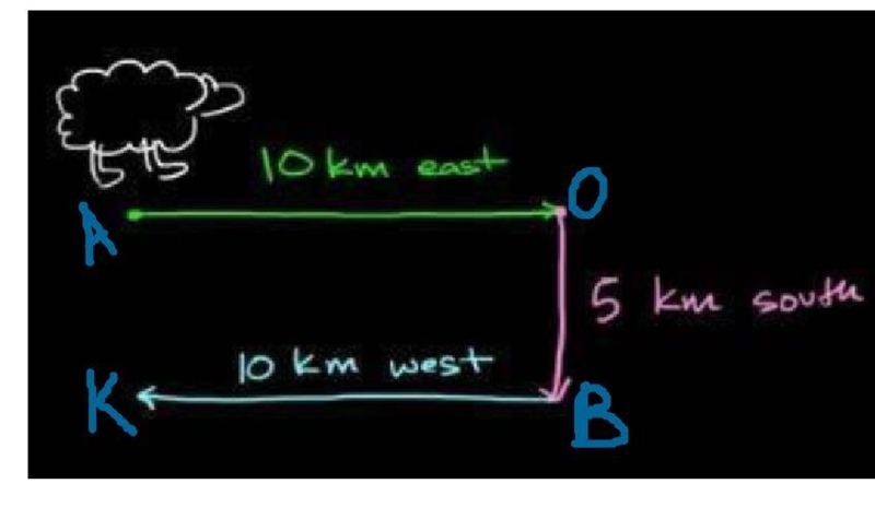 The diagram shows the path taken by a lost sheep. His owner, Jamil, found him at the-example-1