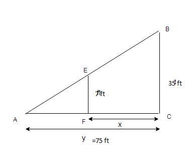 Suppose you are standing such that a 35-foot tree is directly between you and the-example-1