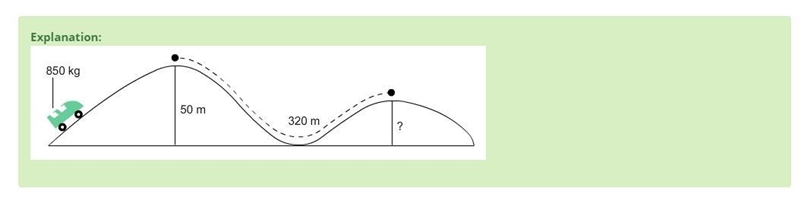 Some of the energy the car gained as it was pulled was lost because of heat from friction-example-1