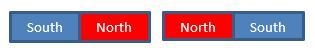 Looking that following diagram of bar magnets, determine if the magnets will or will-example-1