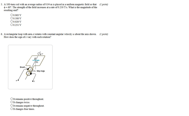 A 100-turn coil with an average radius of 0.04 m is placed in a uniform magnetic field-example-1