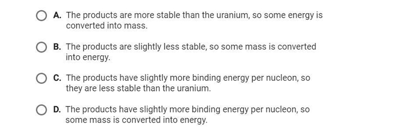 based on the information in the graph why is energy released during the fission of-example-2