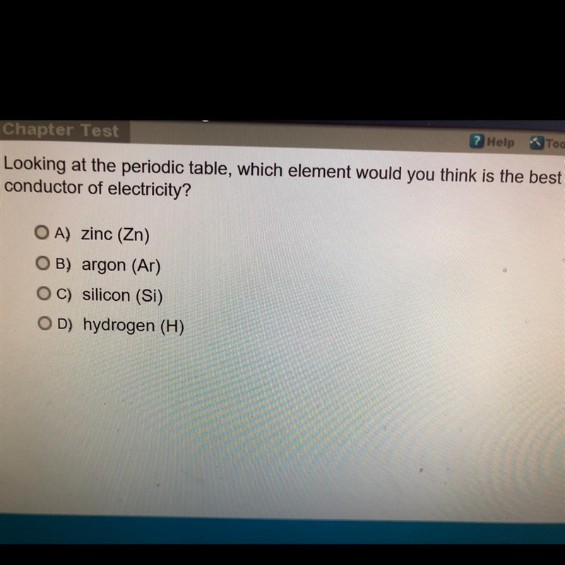 Looking at the periodic table which element would you think is the best conductor-example-1