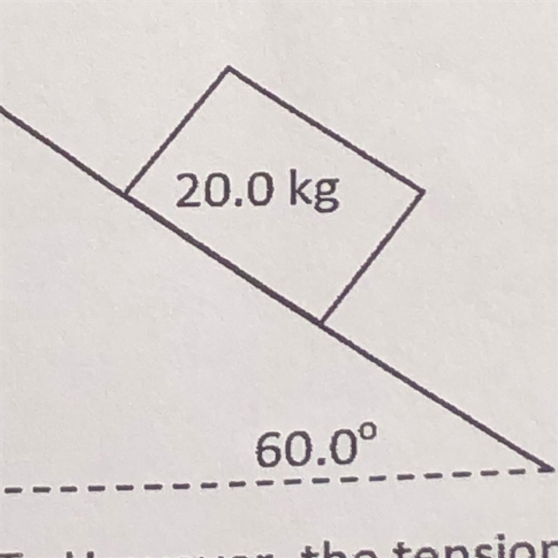 If the acceleration of the block in the diagram below is 5.00 m/s, what is the coefficient-example-1