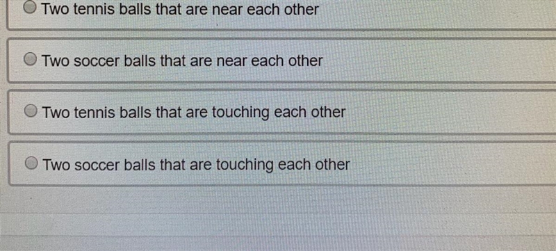 Which objects will likely have the smallest gravitational force between them?-example-1