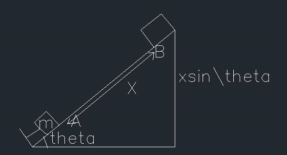 A spring of spring constant k is attached to a support at the bottom of a ramp that-example-1