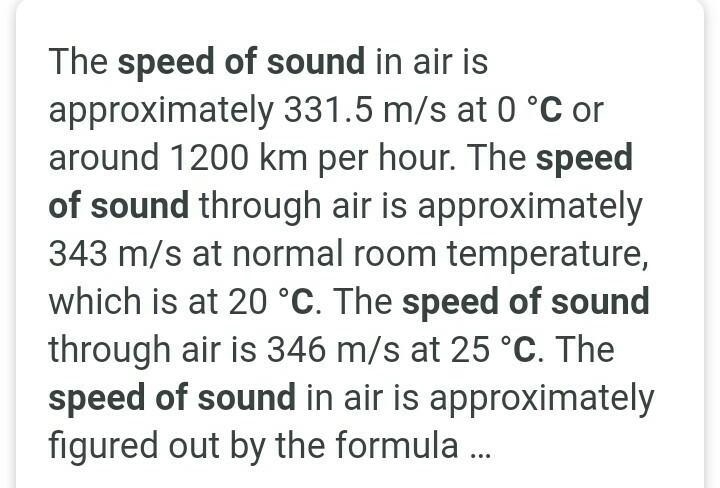 The velocity of sound wave in air at 35°c is 353m/s, calculate the velocity of sound-example-1