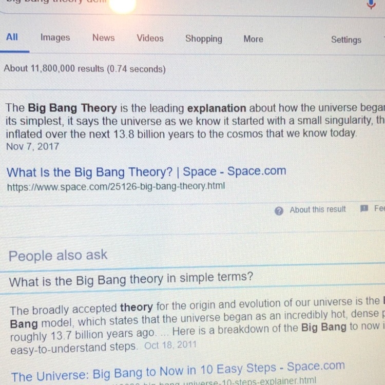 The Big Bang is (2 points) a scientific theory that explains the origin of the universe-example-1