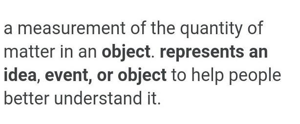 An idea, event, or object can be represented by a ____ to help people better understand-example-1