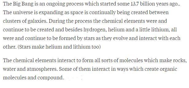 How was life created after the Big Bang?-example-2