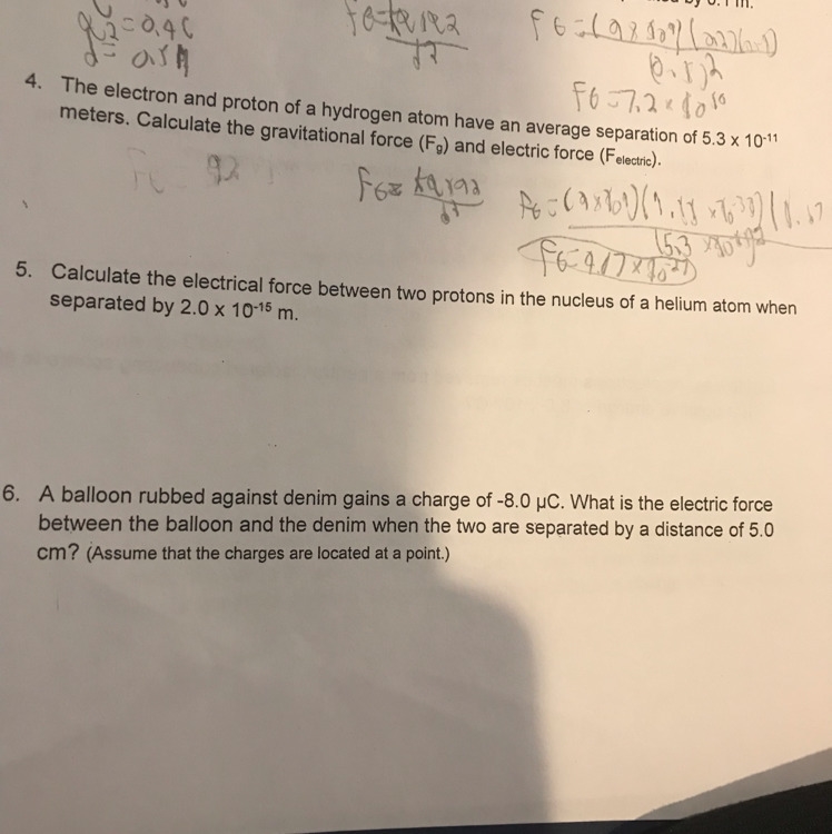 How to calculate the electrical force between two protons in the nucleus of a helium-example-1