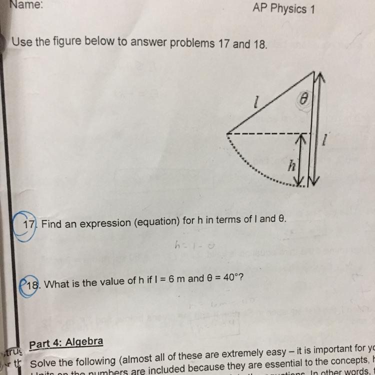 Please explain how to solve 17 and 18-example-1