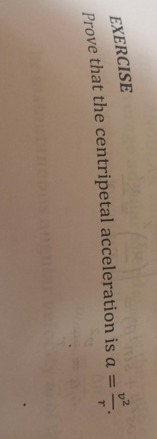 Prove that a=v^2 /r​-example-1