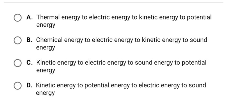 You put a new battery into your MP3 player and listen to a song. What are the energy-example-1