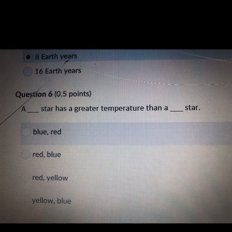 A blank star has a greater temperature than a blank star-example-1