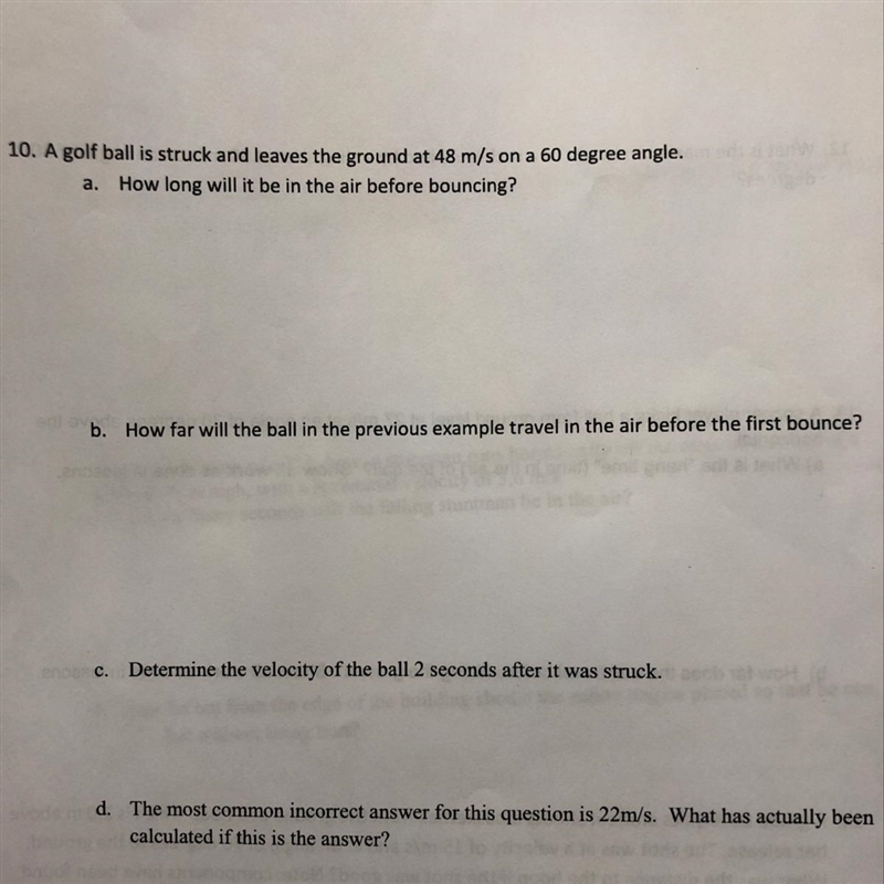 How long it will be in the air before bouncing-example-1