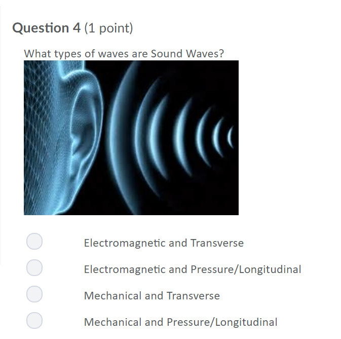 PLEASE HELP ASAP!!! CORRECT ANSWER ONLY PLEASE!!! What types of waves are Sound Waves-example-1