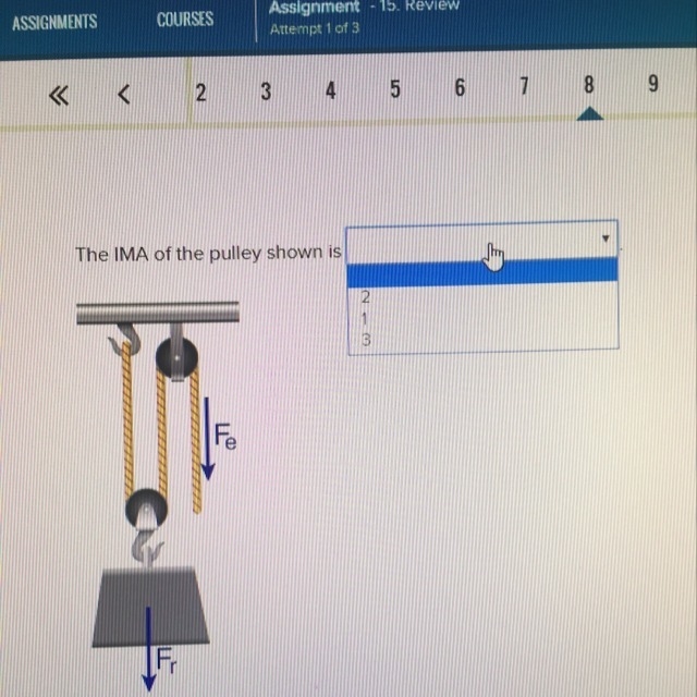 The IMA of the pulley show is-example-1