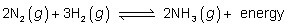 The equation shows the formation of ammonia from nitrogen and hydrogen. How will increasing-example-1