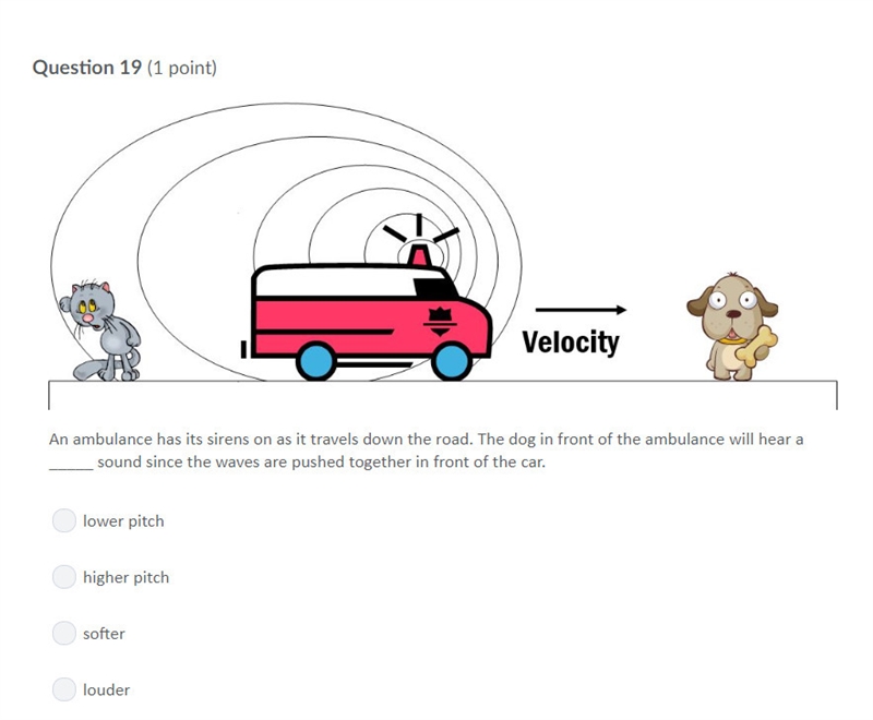 PLEASE HELP ASAP!!! CORRECT ANSWER ONLY PLEASE!!! An ambulance has its sirens on as-example-1