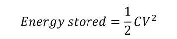 What is the energy stored, in units of nanoJoules, on a 14.8 nF capacitor when the-example-1