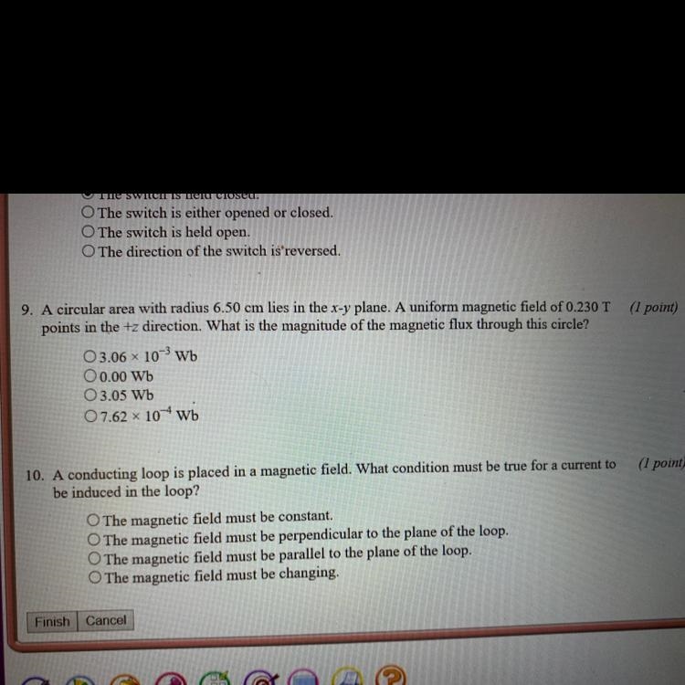 Help with Physics questions #9 and #10???-example-1