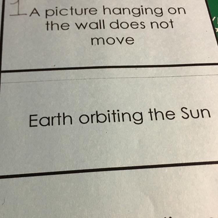 Would earth orbiting the sun be known as A. Newton’s First Law of Motion B. Newton-example-1