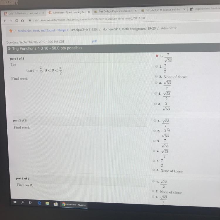 How do i do this ? Its Physics Homework On Ramps UT-example-1