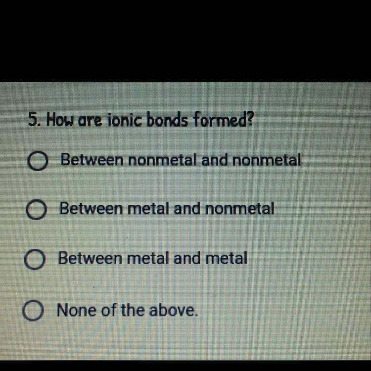 How are ionic bonds formed?-example-1