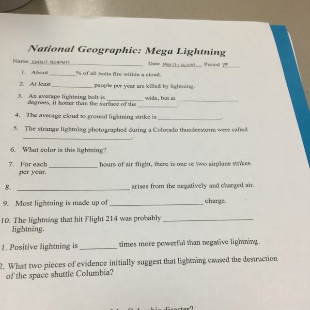 What percent of all bolts fire within a cloud-example-1