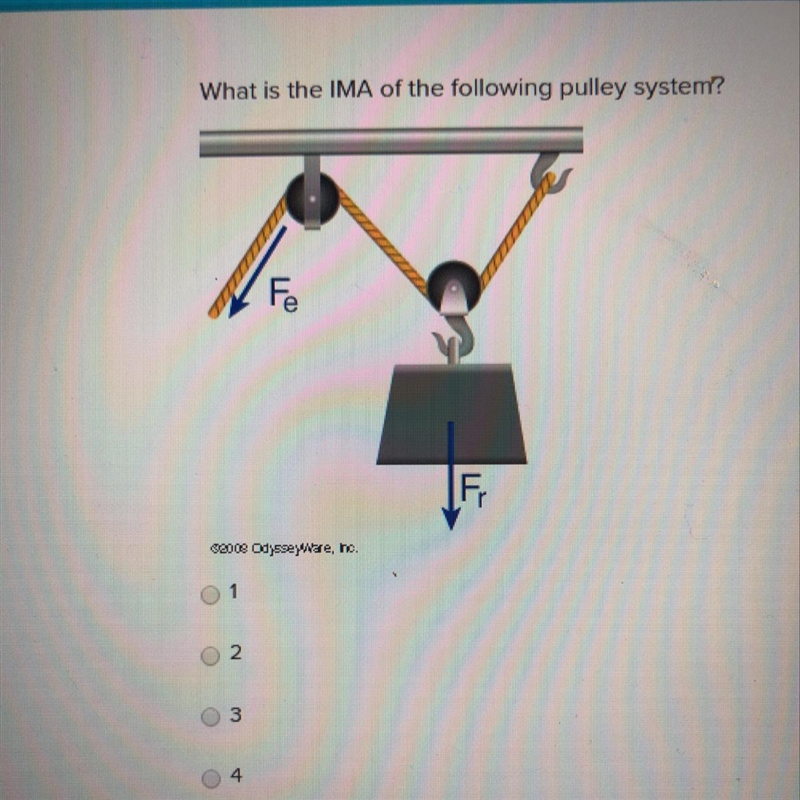 What is the IMA of the following pulley system? 1 2 3 4-example-1