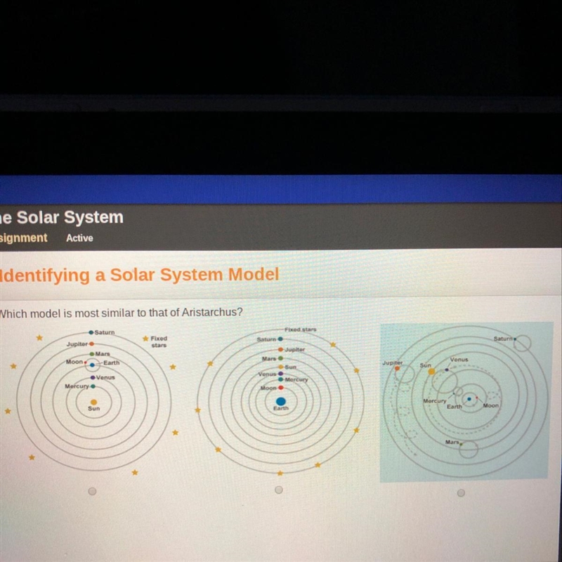 Which model is most similar to that of Aristarchus?-example-1