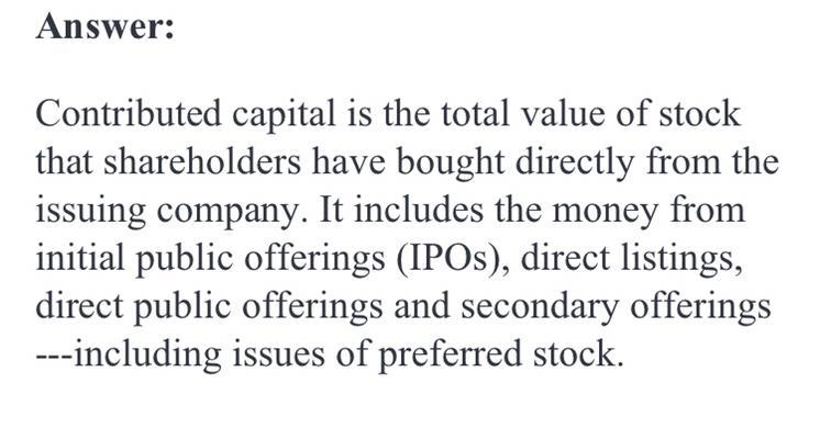 What is the amount that shareholders contribute-example-1