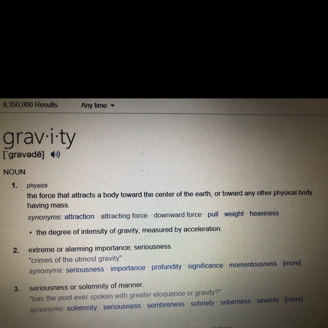 Which statement best describes gravity? It is the force that repels only very small-example-1