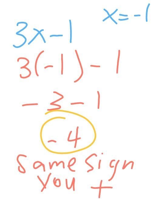 What is the value of the function y=32 – 1 when 2 =-1?-example-1