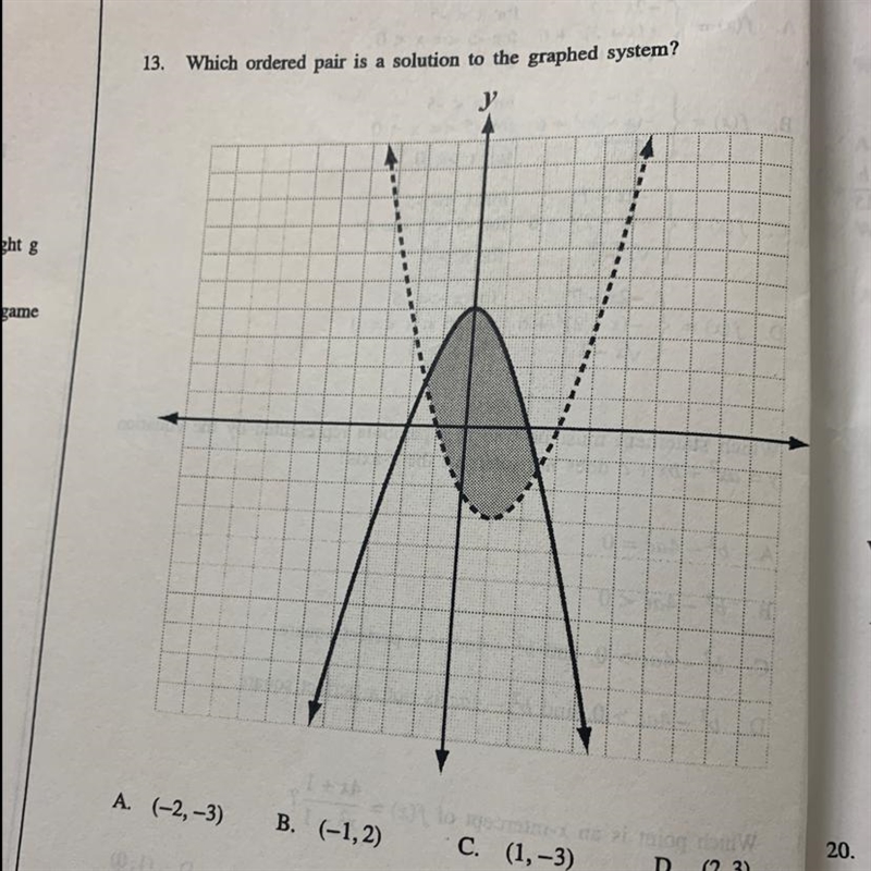 A.-2,3 B.-1,2 C.1,-3 D.2,3-example-1