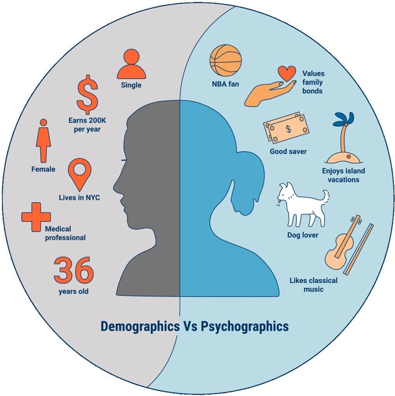 Psychographics is the analysis of a person's day-to-day pattern of living as expressed-example-1