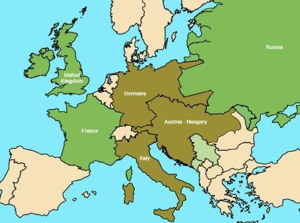 HELP ASAP 30 POINTS Which cause of war would BEST be illustrated on this map? A) alliances-example-1