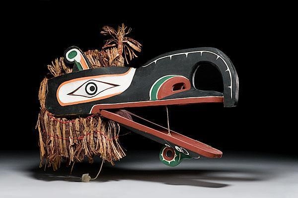 Masks and masking played important roles in some Indian cultures. The Kwakiutl mask-example-1