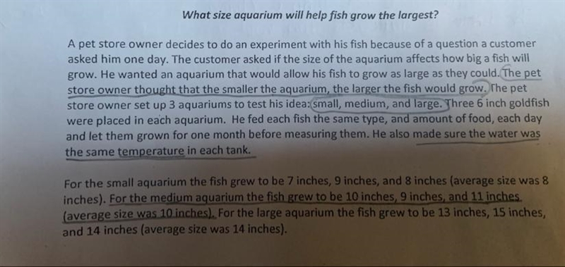 What was the independent variable Help me please-example-1